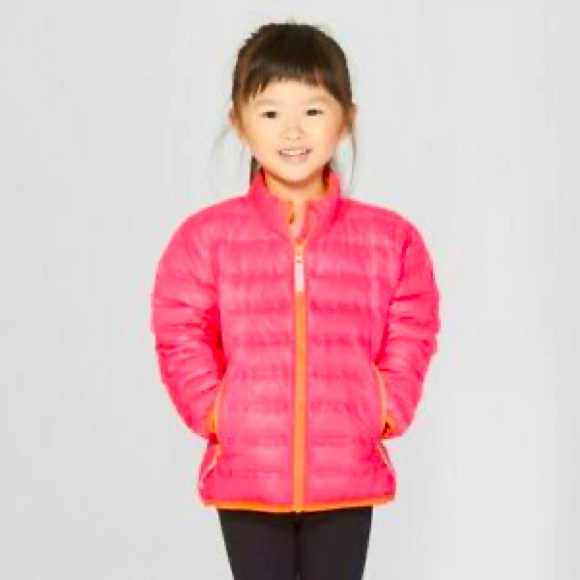 π Cat & Jack - Neon think puffer jacket